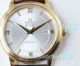 Copy Omega De Ville Swiss 2824 Watch - Silver Dial Brown Leather Strap (3)_th.jpg